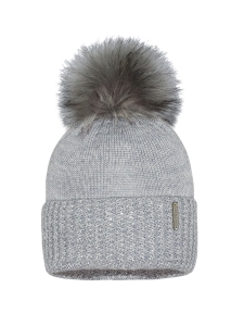 Czapka Szara Barbaras POMPON WX68 48/50