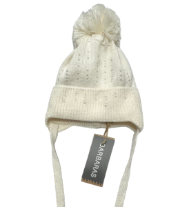 Czapka Ecru Barbaras Pompon WX42 40/42
