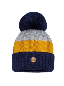 Czapka Szara Żółta Granatowa Barbaras WX56 44/46