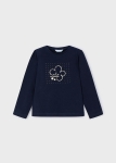 Mayoral Bluzka d/r Basic Cute 0178 Granatowy -rozm 104