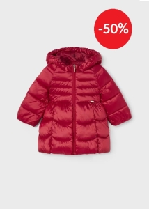 Mayoral Kurtka Zimowa Płaszczyk 2425 Czerwona -rozm 80