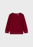 Mayoral Sweter z Lamówką 0351 Wiśnia -rozm 80-98