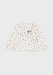 Mayoral Bluzka d/r Koszula Kwiaty 2195 Kremowa -rozm 80-92
