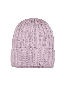 Barbaras  Czapka Zimowa Merino 50-52 Na Podszewce Pudrowy Róż WB75