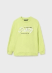 Mayoral Bluza Print Sounds 6483 Zielona Acid -rozm 152,160