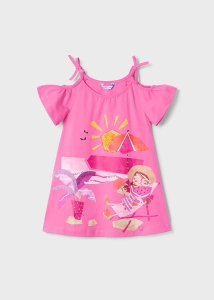 Mayoral Sukienka Plaża 3963 Kamelia - rozm 104,116