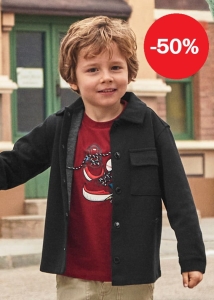 Mayoral Bluza Koszulowa 4106 Czarna -rozm 104