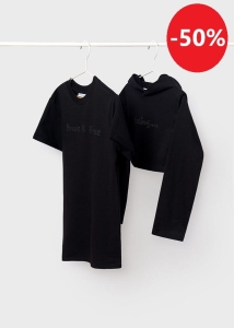 Mayoral Sukienka 2w1 Bluza 7986 Czarna -rozm 157 