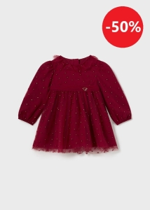 Mayoral Sukienka Tiul 2907 Czerwona - rozm 86