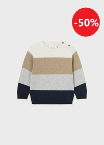 Mayoral Sweter Pasy 2315 Granatowy Szary - rozm 86