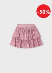 Mayoral Spódnica Galowa Plisa 4904 Różowa - rozm 116