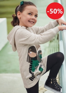 Mayoral Sukienka Sportowa LOL 4930 Butelkowa Zieleń  -rozm 104,110,128