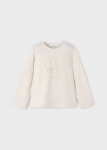 Mayoral Bluzka d/r Basic Cute 0178 Beżowa Groch -rozm 104,110,122