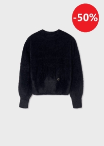 Mayoral Sweter Moherowy 7302 Czarny -rozm 152,157