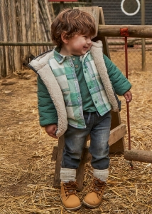 Mayoral Spodnie Joggery Soft Denim 2508 Ciemny Szary - rozm 86