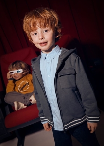 Mayoral Bluza z Kieszonką Explorer 4427 Szara -rozm 92-128