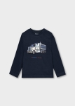 Mayoral Bluzka Truck 4085 Granatowa - rozm 92,98,122,128