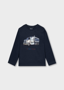 Mayoral Bluzka Truck 4085 Granatowa - rozm 92,98,122,128