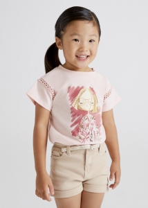 Mayoral Spodnie Szorty 0234 Brązowe - rozm 104