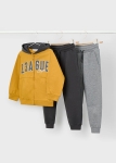 Mayoral Dres Bluza 2x Spodnie 0907 (25) Musztarda -rozm 92,122