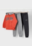 Mayoral Dres Bluza 2x Spodnie 0907 (25) Pomarańczowy -rozm 98,104