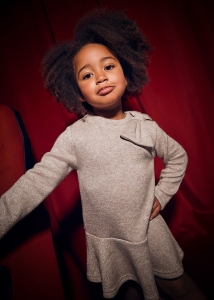 Mayoral Sukienka Trykotowa Kokarda 4991 Toffi Melanż -rozm 104,128,140