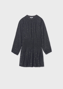 Mayoral Sukienka Tiul Lurex 7909 Czarny- rozm 140-157
