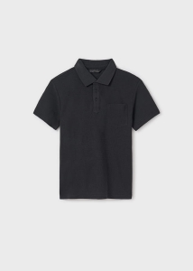 Mayoral Koszulka Polo k/r Polówka 6128 Czarna-rozm 140,152,160