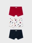 Mayoral Zestaw Bokserki 3 sztuki 10035 Czerwone -rozm 140,152