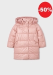 Mayoral Kurtka Zimowa Długa Perłowa 4447 Różowa Make-up -rozm 122
