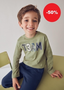 Mayoral Bluzka T3EM Soczewka 4077 Pistacjowy - rozm 104