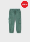 Mayoral Spodnie Serża Cargo Jogger 4567 Jodła -rozm 104