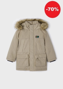 Mayoral Kurtka Zimowa Parka 4439 Brązowa -rozm 104