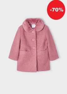 MAYORAL Płaszcz z Sukna 4409 Orchidea -rozm 104