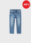 Mayoral Spodnie Jeans Regular Fit 0540 Medio - rozm 134