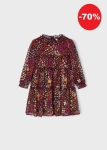 Mayoral Sukienka Szyfon 4920 Jeżyna - rozm 116