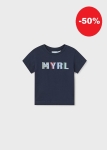 Mayoral Koszulka k/r MYRL 0106 Granatowa - rozm 80