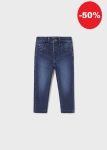 Mayoral Spodnie Jeans Slim Fit 0510 Ciemny Jeans - rozm 80