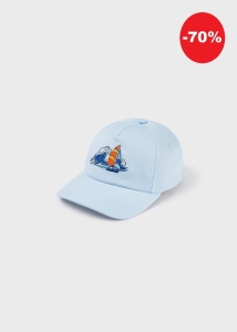 Mayoral Czapka z Daszkiem Statki 10481 Niebieska - rozm 128 