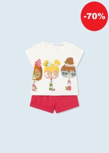 Mayoral Komplet Lalki 1276 Różowy - rozm 80