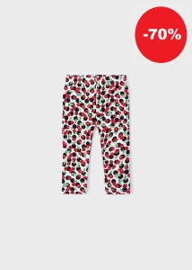 Mayoral Leginsy 7/8 Kwiaty 3778 Czerwone - rom 104,116