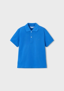 Mayoral Koszulka Polo Polówka Basic 0150 Blue - rozm 104-116,128-140