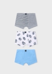 Mayoral Zestaw Bokserki 3 sztuki 10171 Błękitny -rozm 92,104,116,140,152