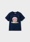 Mayoral Koszulka k/r Robot Soczewka 3065 Granatowy - rozm 104-116,134