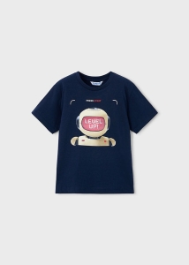 Mayoral Koszulka k/r Robot Soczewka 3065 Granatowy - rozm 104-116,134