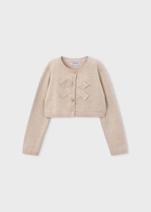 Mayoral Sweterek Basic Lurex 0321 Orzech - rozm 104-134