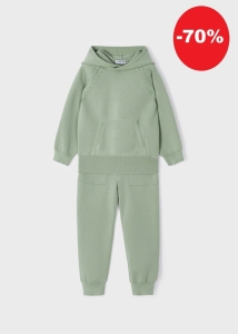 MAYORAL Dres Trykotowy 2 cz 4858 Miętowy - rozm 104