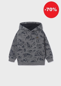 Mayoral Bluza Kangurka Góry 4450 Szara - rozm 104