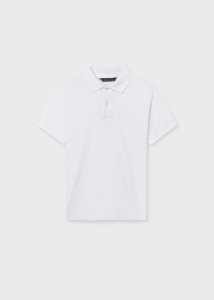 Mayoral Koszulka Polo k/r Polówka 0890 Biały -rozm 140,160