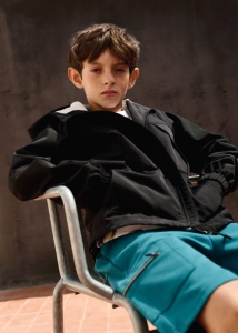 Mayoral Kurtka Wiatrówka Athletics 6419 Czarny -rozm 140-160